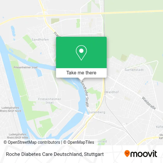 Roche Diabetes Care Deutschland map