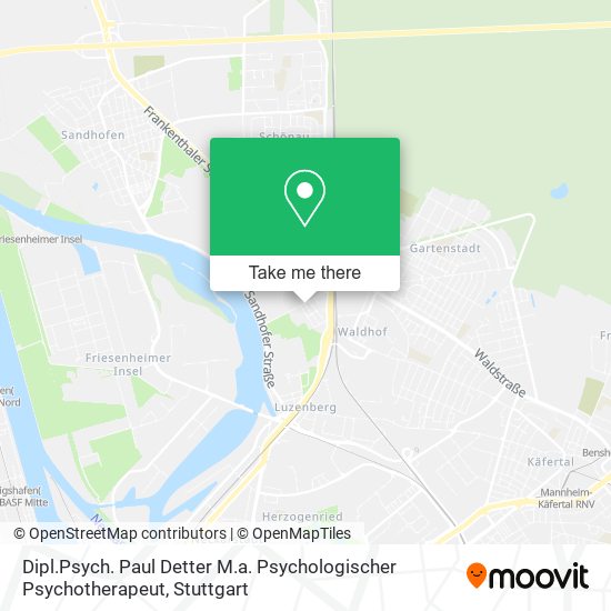 Dipl.Psych. Paul Detter M.a. Psychologischer Psychotherapeut map