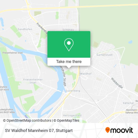 Карта SV Waldhof Mannheim 07