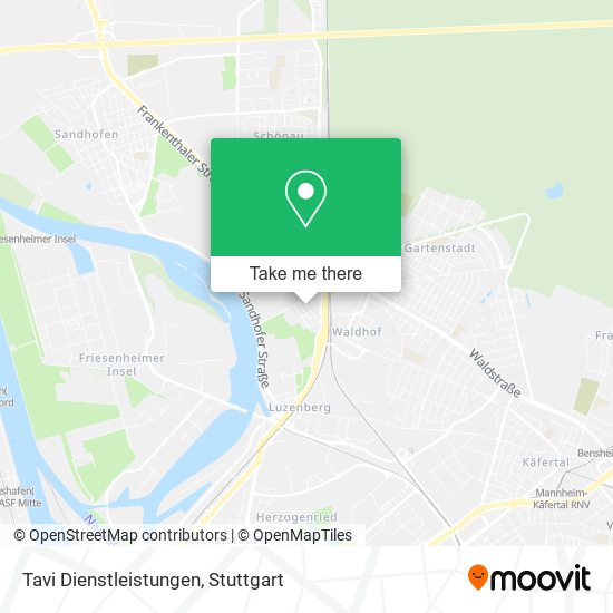 Tavi Dienstleistungen map