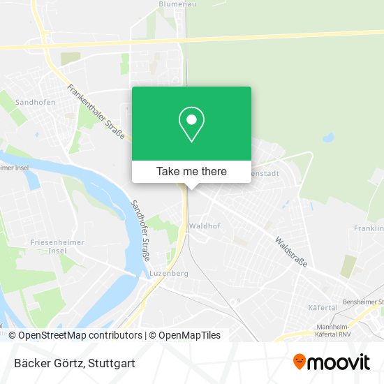 Карта Bäcker Görtz