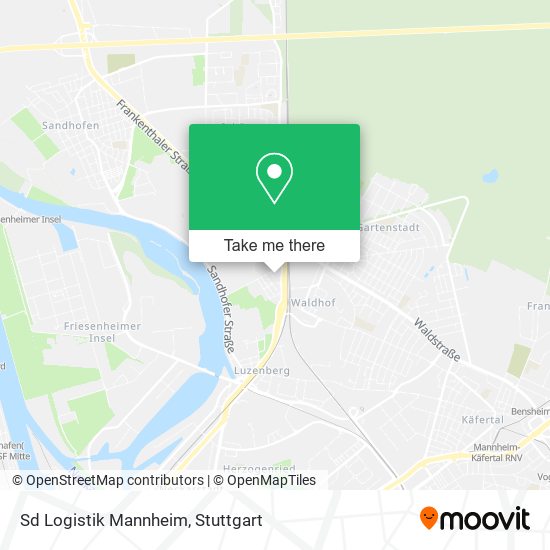 Карта Sd Logistik Mannheim