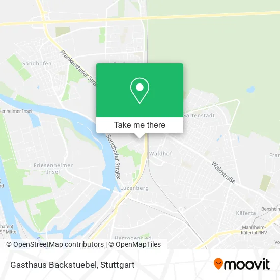 Gasthaus Backstuebel map