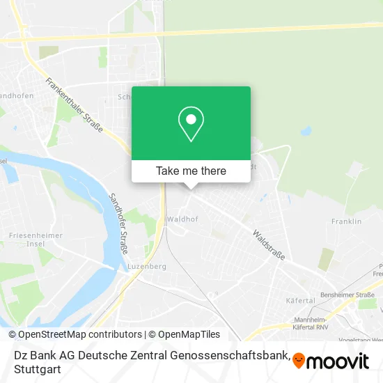 Карта Dz Bank AG Deutsche Zentral Genossenschaftsbank