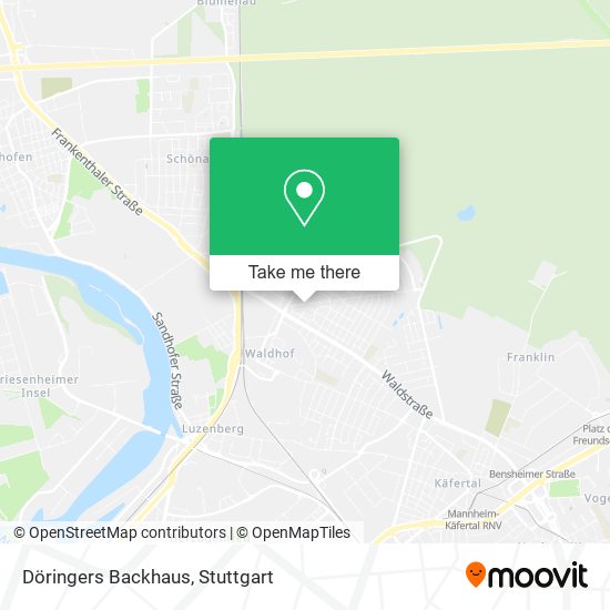 Döringers Backhaus map