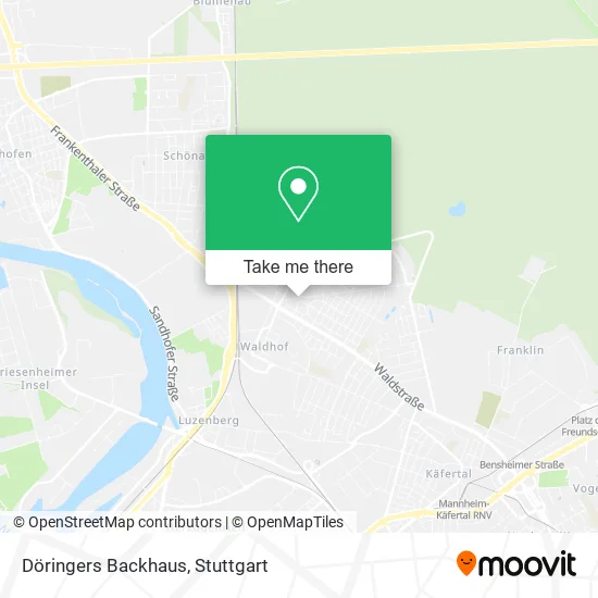 Карта Döringers Backhaus