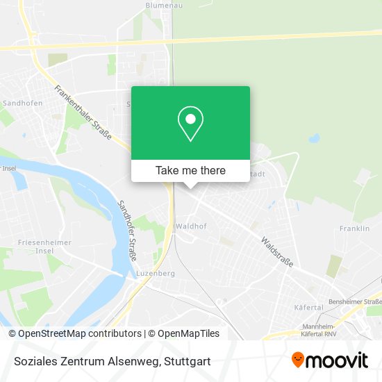 Soziales Zentrum Alsenweg map