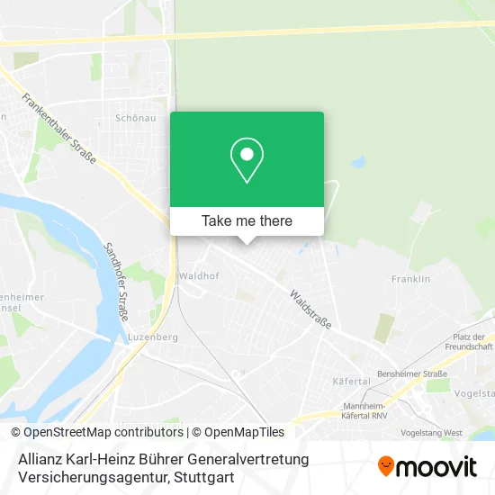 Карта Allianz Karl-Heinz Bührer Generalvertretung Versicherungsagentur