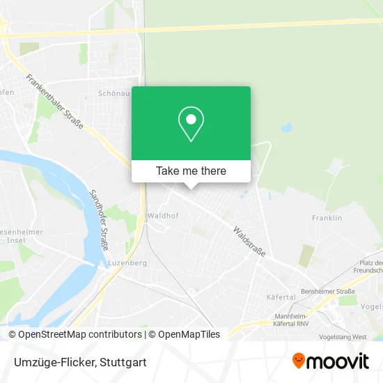 Карта Umzüge-Flicker