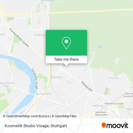 Kosmetik Studio Visage map