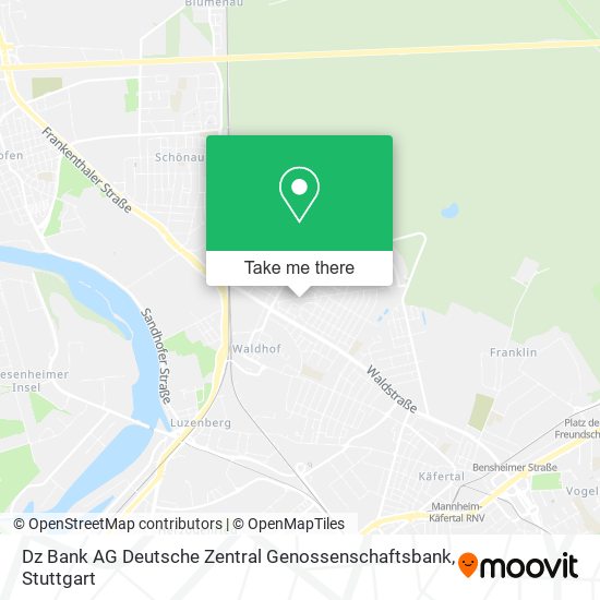 Dz Bank AG Deutsche Zentral Genossenschaftsbank map