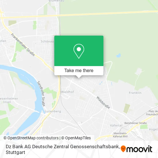 Карта Dz Bank AG Deutsche Zentral Genossenschaftsbank