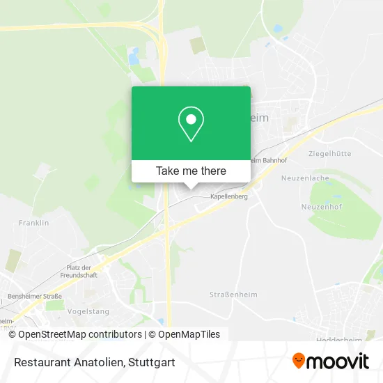 Карта Restaurant Anatolien