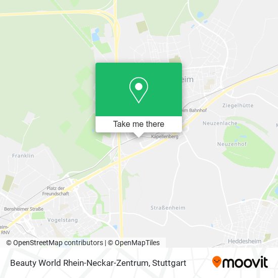 Beauty World Rhein-Neckar-Zentrum map