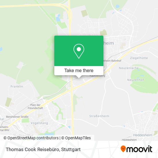 Thomas Cook Reisebüro map