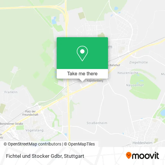Карта Fichtel und Stocker Gdbr