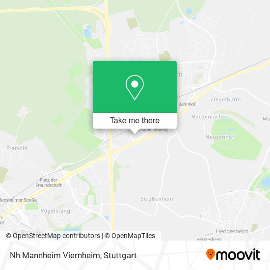 Nh Mannheim Viernheim map