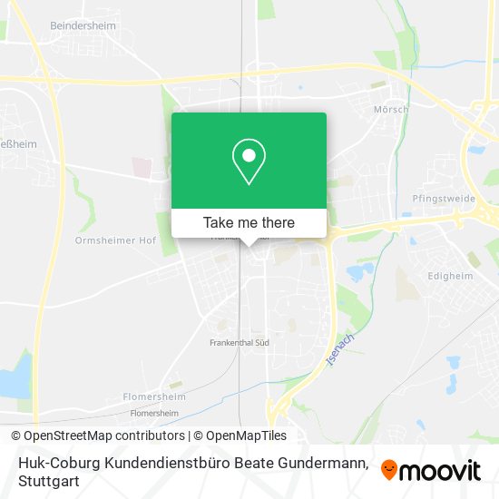 Huk-Coburg Kundendienstbüro Beate Gundermann map