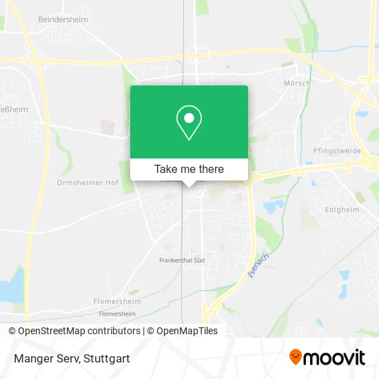 Карта Manger Serv