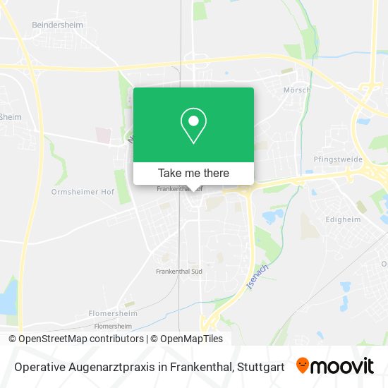 Operative Augenarztpraxis in Frankenthal map