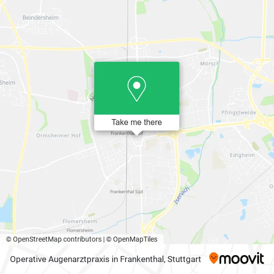 Карта Operative Augenarztpraxis in Frankenthal