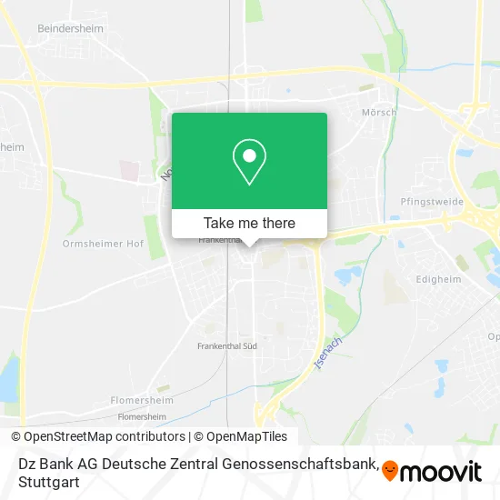 Карта Dz Bank AG Deutsche Zentral Genossenschaftsbank