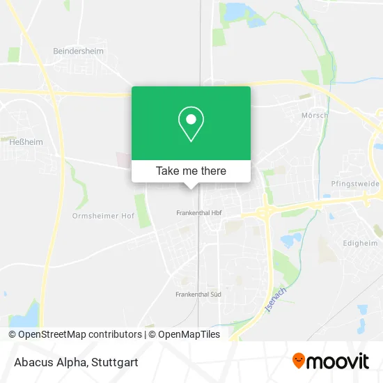 Abacus Alpha map