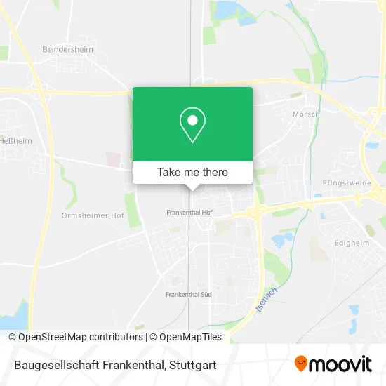 Карта Baugesellschaft Frankenthal