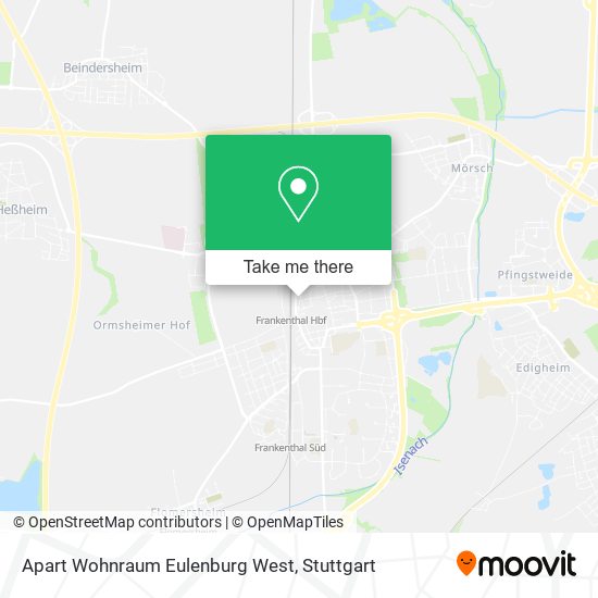 Карта Apart Wohnraum Eulenburg West