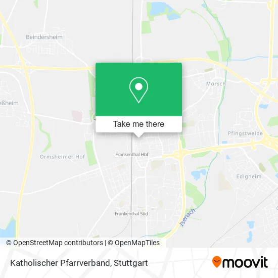 Карта Katholischer Pfarrverband