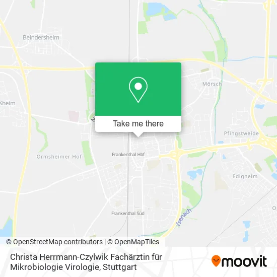 Карта Christa Herrmann-Czylwik Fachärztin für Mikrobiologie Virologie