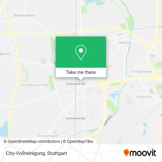 Карта City-Vollreinigung