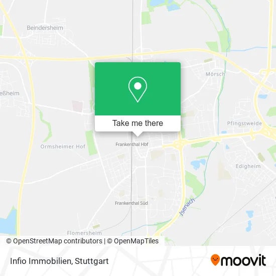 Карта Infio Immobilien