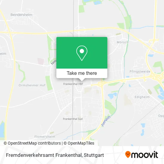 Карта Fremdenverkehrsamt Frankenthal