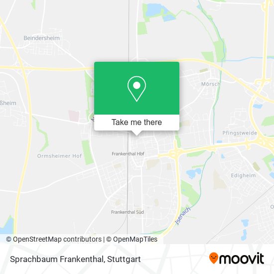 Карта Sprachbaum Frankenthal
