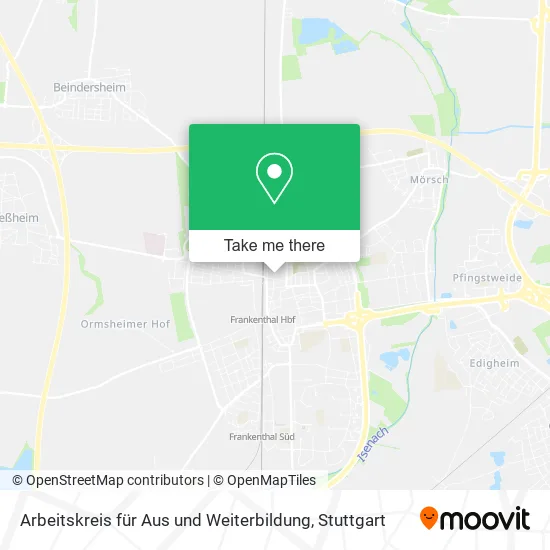 Карта Arbeitskreis für Aus und Weiterbildung