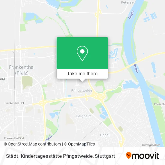 Карта Städt. Kindertagesstätte Pfingstweide