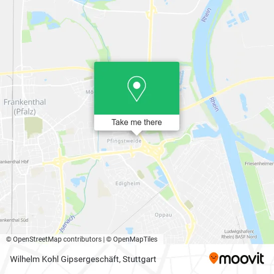 Карта Wilhelm Kohl Gipsergeschäft