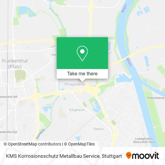 Карта KMS Korrosionsschutz Metallbau Service