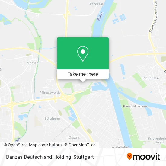 Карта Danzas Deutschland Holding