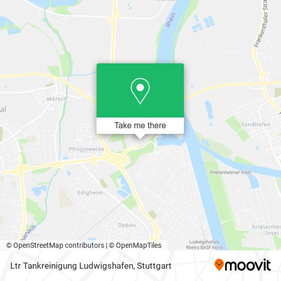 Карта Ltr Tankreinigung Ludwigshafen