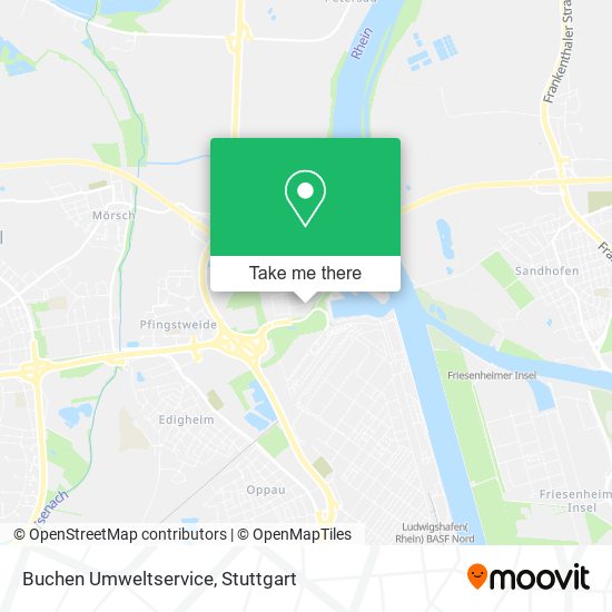 Карта Buchen Umweltservice