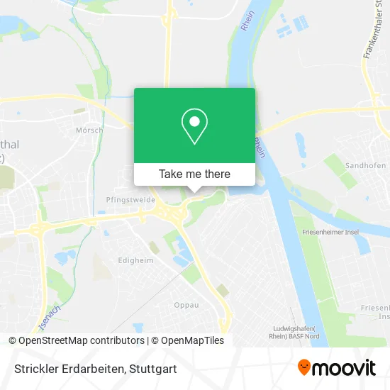 Карта Strickler Erdarbeiten