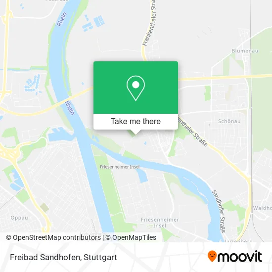 Карта Freibad Sandhofen