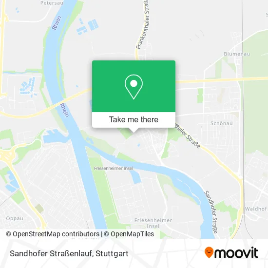 Карта Sandhofer Straßenlauf