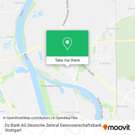 Dz Bank AG Deutsche Zentral Genossenschaftsbank map