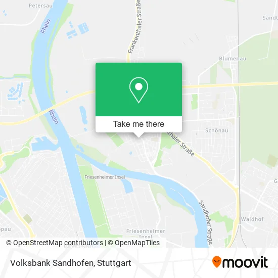 Карта Volksbank Sandhofen