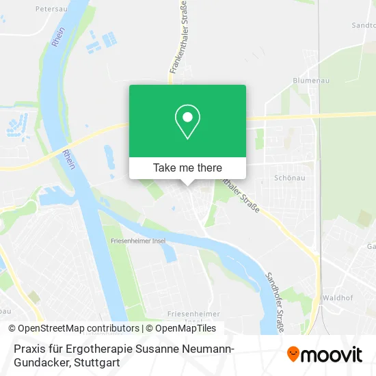 Карта Praxis für Ergotherapie Susanne Neumann-Gundacker