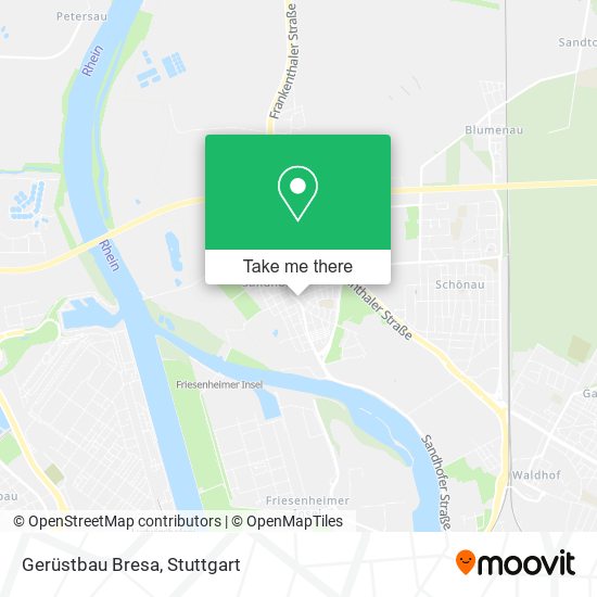Gerüstbau Bresa map