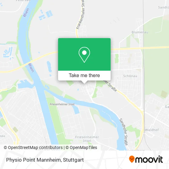Карта Physio Point Mannheim